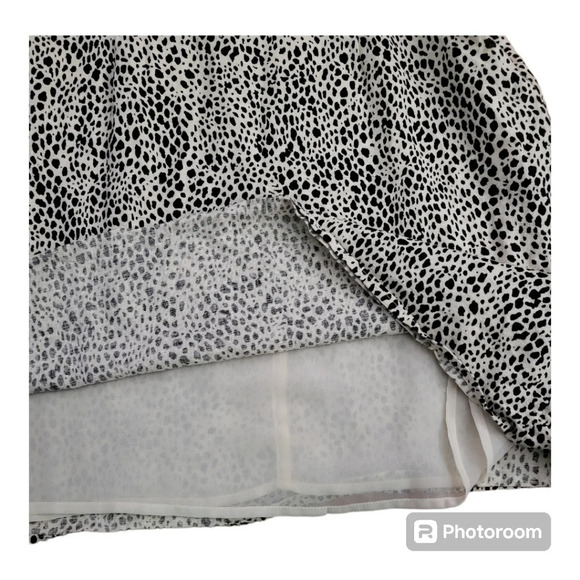 đź’•American eagle cotton and linen blend leopard print dress - Picture 4 of 6